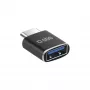 SBS USB-C na USB-A adaptér, USB 3.0, 5Gbps, OTG, 3A nabíjanie, hliník, čierny