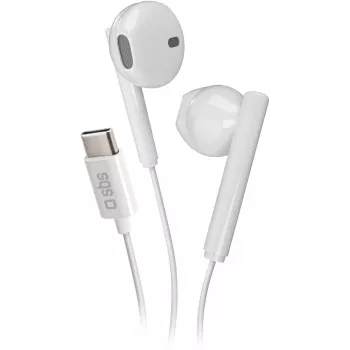 Drôtové slúchadlá USB-C SBS Studio Mix 65c, biele (TEEARTYCAPW)