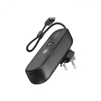 SBS TETRBB5000PD20 5000 mAh 20W Power Delivery powerbank čierny