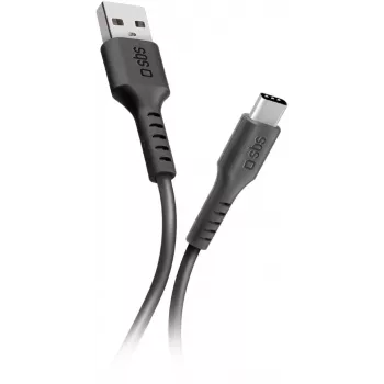 Kábel USB na USB-C SBS 1 m, čierny (TECABLEMICROC10K)