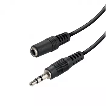 Vivanco VVAXJACK15MFK 3,5-mm audio predlžovací kábel 1,5 m čierny