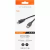 Kábel USB-A na USB-B Vivanco 1,8 m (VVIT31USBAB18MMK)