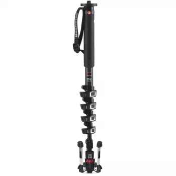 Manfrotto XPRO Monopod+ MVMXPROC5 karbónový 5-sekciový video monopod s FLUIDTECH základňou