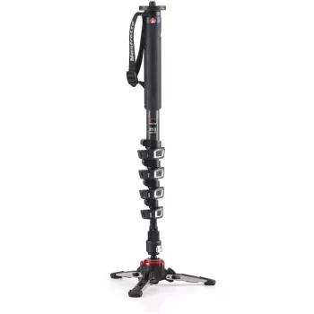 Manfrotto XPRO Monopod+ MVMXPROC5 karbónový 5-sekciový video monopod s FLUIDTECH základňou