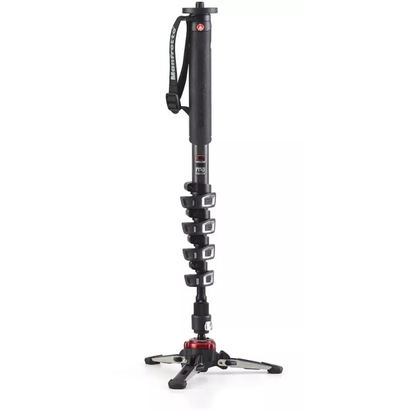 Manfrotto XPRO Monopod+ MVMXPROC5 karbónový 5-sekciový video monopod s FLUIDTECH základňou