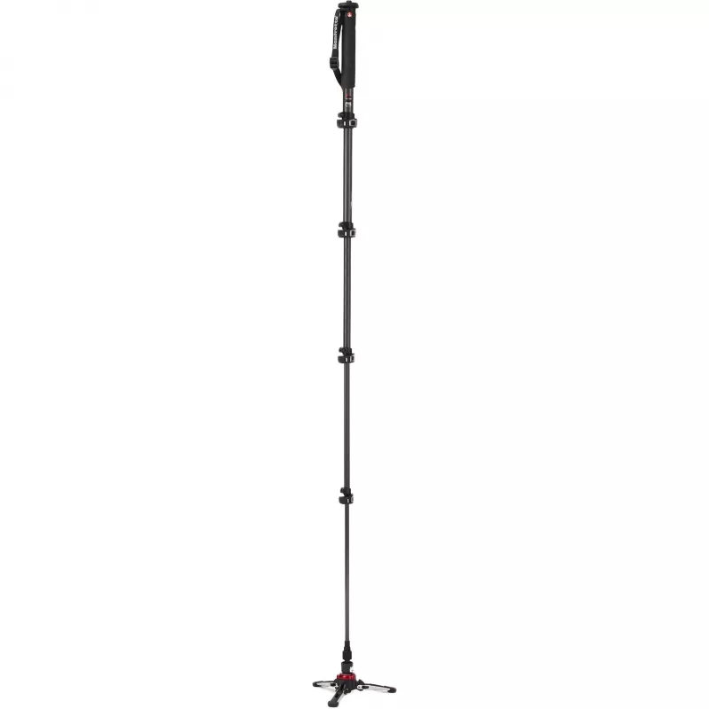 Manfrotto XPRO Monopod+ MVMXPROC5 karbónový 5-sekciový video monopod s FLUIDTECH základňou