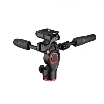 Manfrotto MH01HY-3W 3-cestná hybridná statívová hlava, technopolymér, nosnosť 6kg, Arca-Swiss rýchloupínanie, čierna