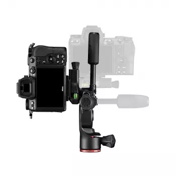 Manfrotto MH01HY-3W 3-cestná hybridná statívová hlava, technopolymér, nosnosť 6kg, Arca-Swiss rýchloupínanie, čierna