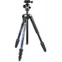 Manfrotto MKELMII4BL-BH Element MII 4-sekciový hliníkový statív s guľovou hlavou, modrý