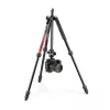 Manfrotto MKELMII4RD-BH Element MII 4-sekciový hliníkový statív s guľovou hlavou, červený