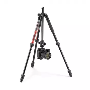 Manfrotto MKELMII4RD-BH Element MII 4-sekciový hliníkový statív s guľovou hlavou, červený