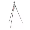 Manfrotto MKELMII4RD-BH Element MII 4-sekciový hliníkový statív s guľovou hlavou, červený