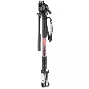 Manfrotto Element MII video statív s 400 fluidnou hlavou, hliník, čierny