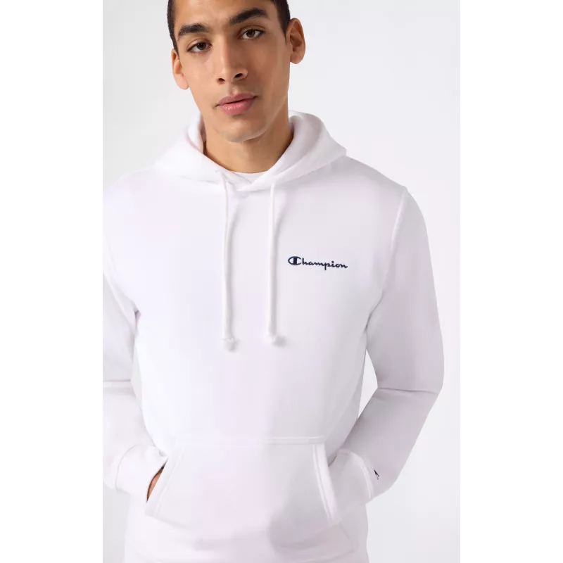 Champion pánska mikina s kapucňou biela 221790 WW001 XL