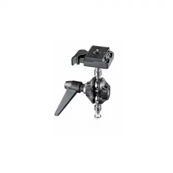 Manfrotto 155RC dvojosová statívová hlava s rýchloupínaním, nosnosť 6 kg, 360° panoráma, hliník, čierna