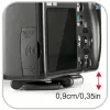 Manfrotto MP3-BK stolový statív s integrovanou guľovou hlavou, čierny