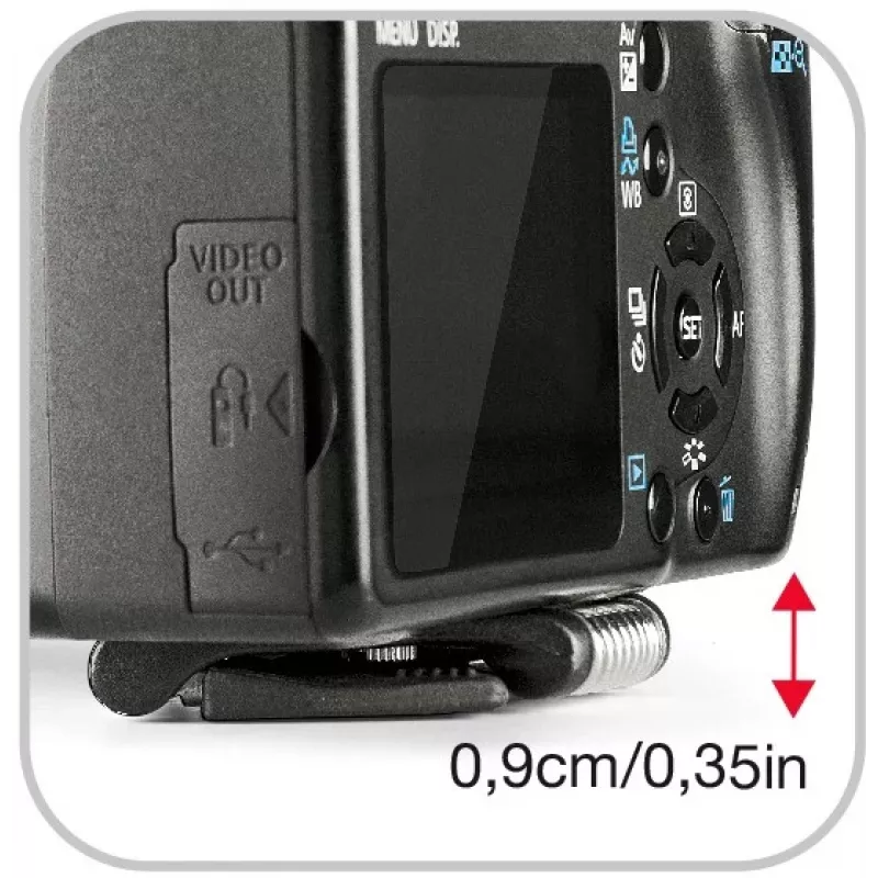 Manfrotto MP3-BK stolový statív s integrovanou guľovou hlavou, čierny