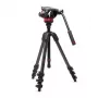 Manfrotto 055 Carbon Fiber video statívový systém s 502AH kvapalinovou hlavou
