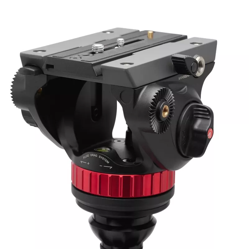 Manfrotto 055 Carbon Fiber video statívový systém s 502AH kvapalinovou hlavou
