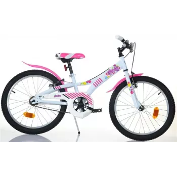 Detský bicykel Candy 20 77330 biely/ružový