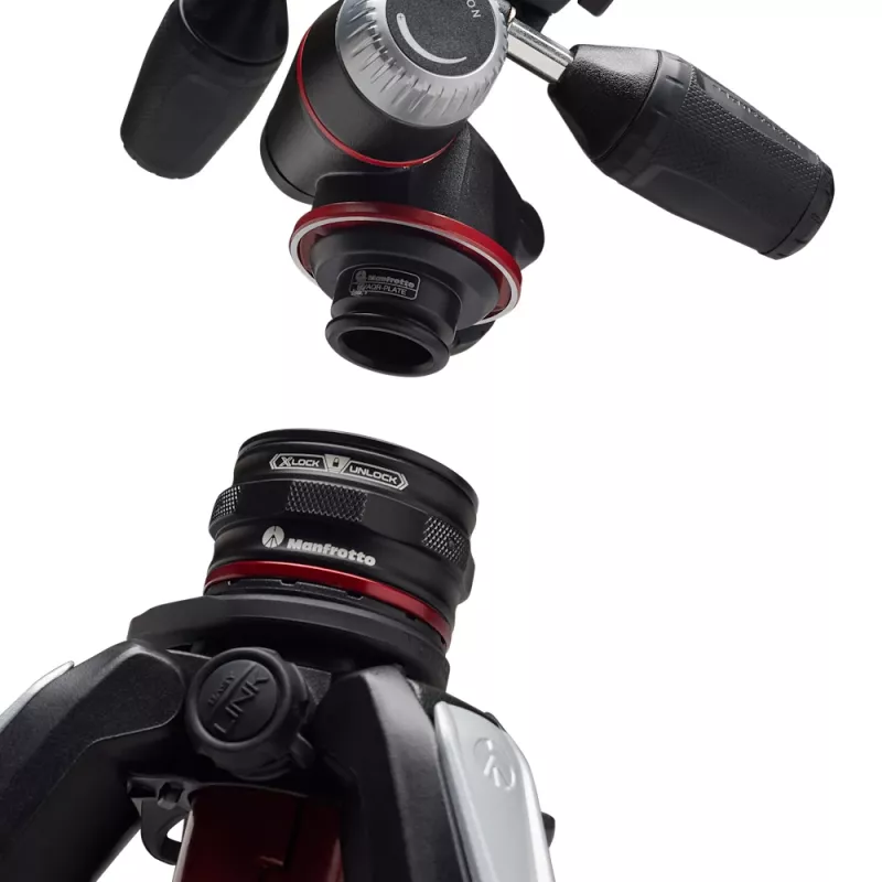 Manfrotto MK055CXPRO33WQR karbónový statív s 3 sekciami nôh a XPRO 3-cestnou hlavou