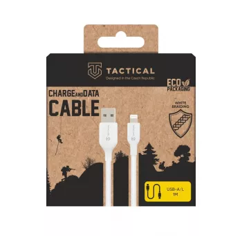 Tactical Stitch Thread Kábel USB-A na Lightning, biely