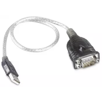 RS232 na USB konvertorový kábel s čipovou sadou Prolific PL2303, 0,8 m, čierny