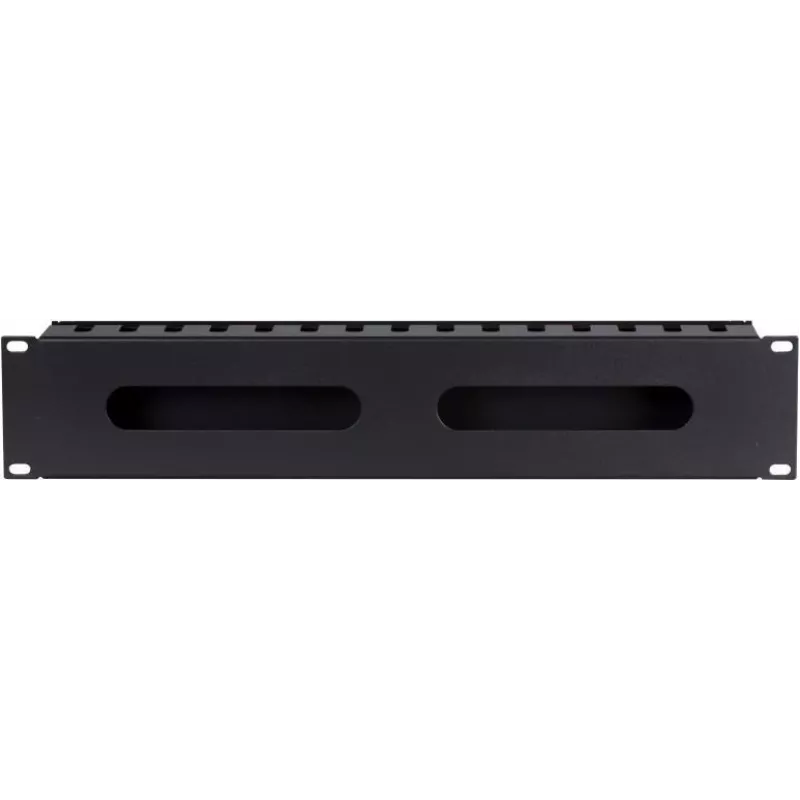 DS-IT 19 palcový skrytý panel na manažment káblov - 2U (DS-1902-2U)
