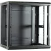 DSIT 12U nástenný serverový rack so sklenenými dverami 600x450x634 mm