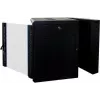 DSIT 12U reverzibilný nástenný serverový rack so sklenenými dverami, biely, 600x600x635 mm