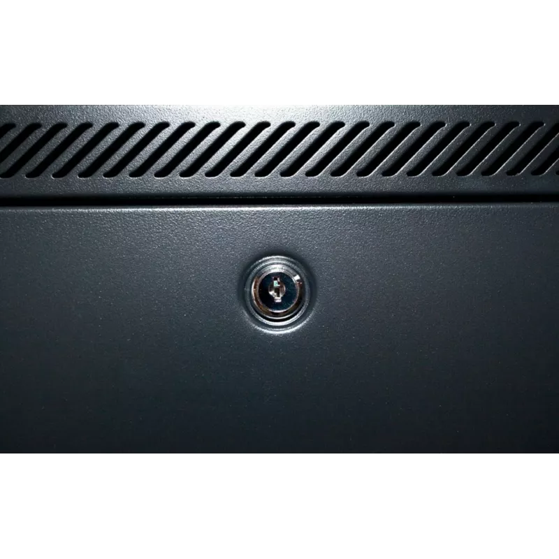 DSIT 42U 19 palcový serverový rack s perforovanými prednými dverami 600x600x2000mm čierny