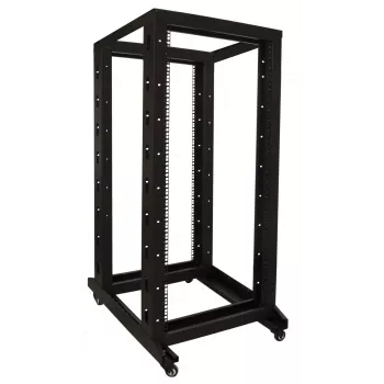 DSIT 27U 19 palcový samostatne stojaci serverový rack na kolieskach, 600x800x1400 mm, nezmontovaný, čierny (DS-RR6827)