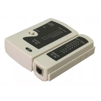 DSIT tester sieťových káblov pre RJ11 RJ12 RJ45 ISDN Cat5 Cat5e Cat6 Cat6a UTP STP s LED indikáciou