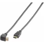 Vivanco High Speed HDMI kábel s Ethernetom, uhol 90 stupňov, 1,5 m, čierny (VVVHDMI30M1M90K)