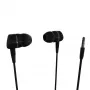 Vivanco VVEARSOLIDSOUNDK in-ear slúchadlá s mikrofónom, 3,5-mm jack, vyvážený zvuk so silnými basmi, čierne