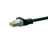 DSIT Cat.7 S/FTP PiMF RJ45 sieťový patch kábel, 3m, čierny
