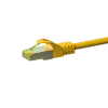 DSIT Cat.7 S/FTP PiMF RJ45 sieťový kábel, 3m, žltý - 10Gbps, 600MHz, PoE++