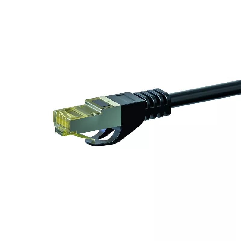 DSIT Cat.7 S/FTP (PiMF) RJ45 sieťový kábel, 50m, čierny