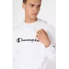 Champion pánska mikina s kapucňou biela 221917 WW001 L
