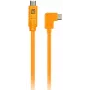 Zalomený tethering kábel USB-C na USB-C Tether Tools TetherPro 50 cm, oranžový (CUCRTC1-ORG)