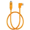 Zalomený tethering kábel USB-C na USB-C Tether Tools TetherPro 50 cm, oranžový (CUCRTC1-ORG)