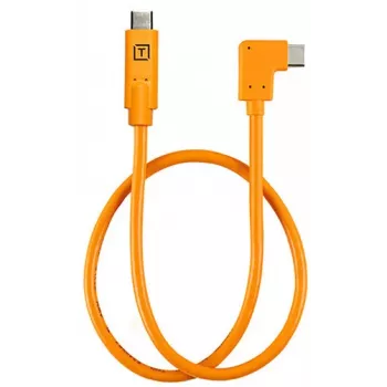 Pravouhlý tethering kábel USB-C na USB-C Tether Tools TetherPro 50 cm, Orange (CUCRTC1-ORG)