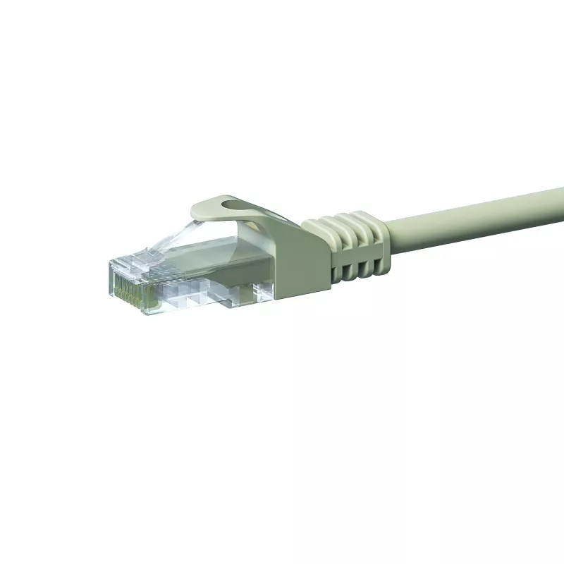 DSIT CAT 5e U/UTP sieťový patch kábel 10 m sivý CCA (DC-C51-100)