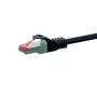 DSIT CAT 6 S/FTP LSOH sieťový patch kábel, 20 m, čierny