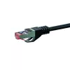 DSIT CAT 6 S/FTP LSOH sieťový patch kábel, 20 m, čierny
