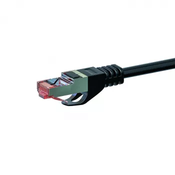 DSIT CAT 6 S/FTP LSOH sieťový patch kábel, 20 m, čierny