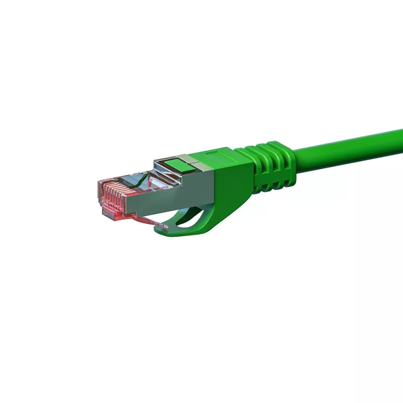 DSIT CAT 6 S/FTP LSOH sieťový patch kábel, 20 m, zelený