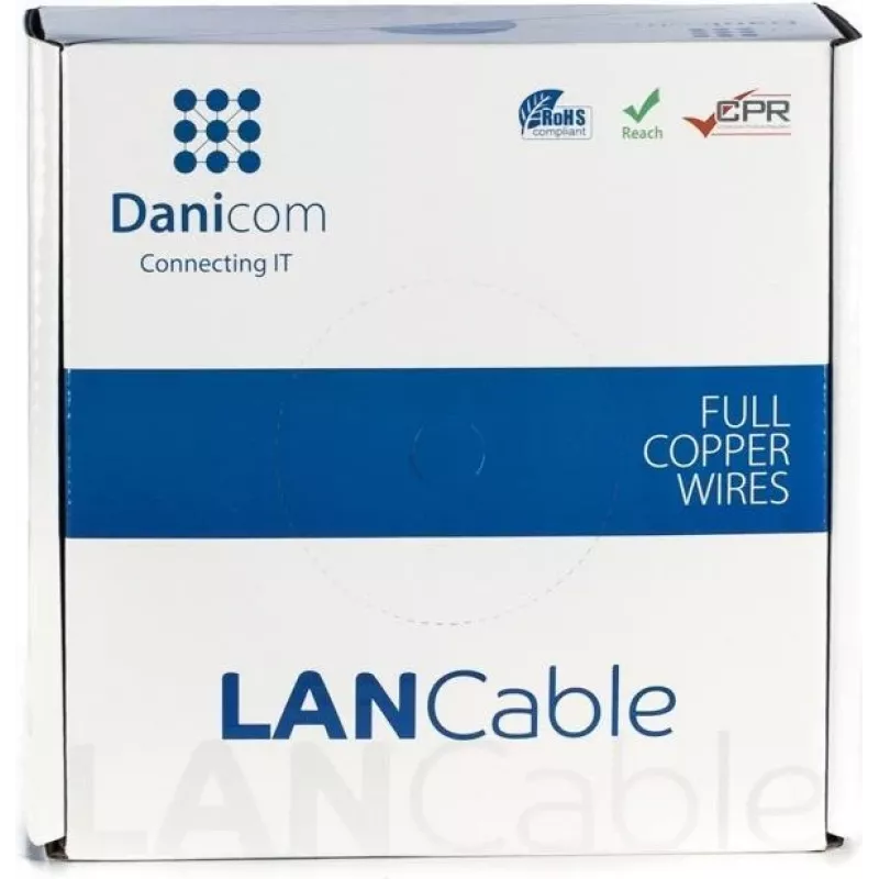 DSIT DANICOM CAT6 UTP 50m PVC (Fca) sieťový inštalačný kábel