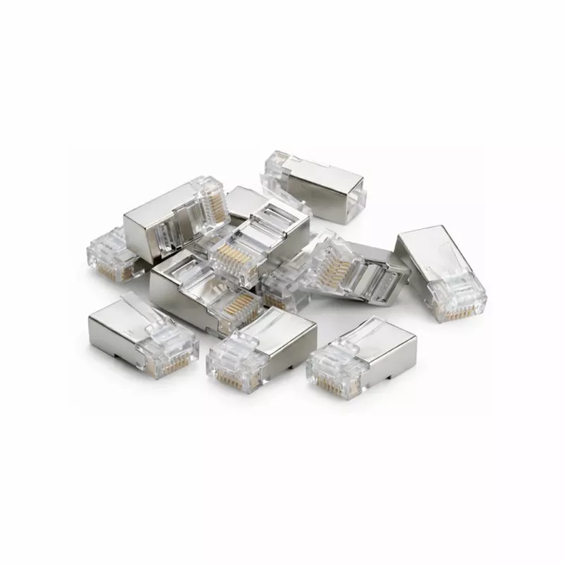 DSIT SFTP RJ45 CAT6a sieťový konektor samec pre flexibilné káble - balenie 10 ks