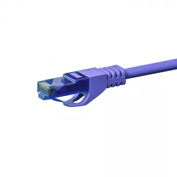 DSIT CAT6a sieťový kábel 100% meď U/UTP 0,50 m fialový (DC-U6A8-005)